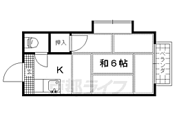 ハイツ真盛 1Kの間取図画像