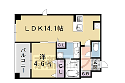 増田屋ビル 1LDKの間取図画像