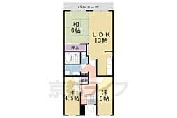 アメニティパレス千代川 3LDKの間取図画像