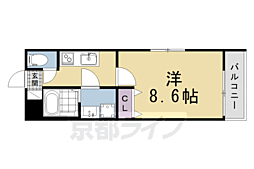 (仮称)高徳寺町マンション 1Kの間取図画像