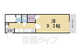 La Fite GOSHOKITA I 1Kの間取図画像
