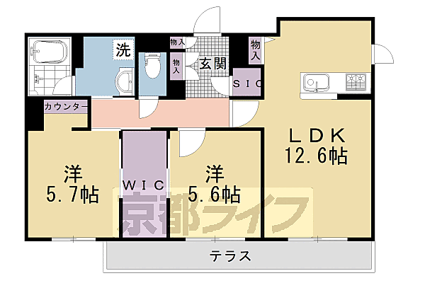 同じ建物の物件間取り写真 - ID:226065051570