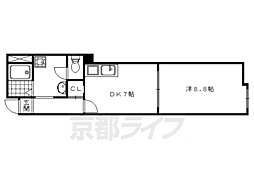 伽羅唯心庵 1DKの間取図画像