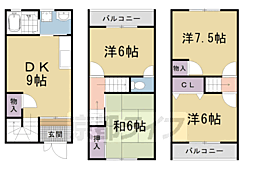 太秦滝ヶ花町貸家