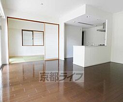 京都市営烏丸線 鞍馬口駅 徒歩20分の賃貸マンション 2階3LDKのリビング/ダイニング