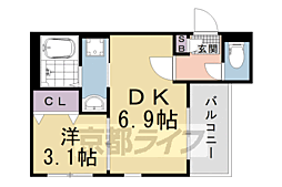 間取図画像 1DK
