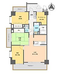間取図画像 3SLDK