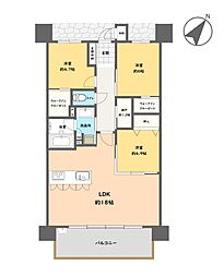 間取図画像 3LDK