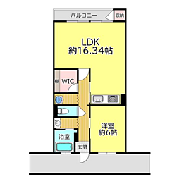 間取図画像 1LDK