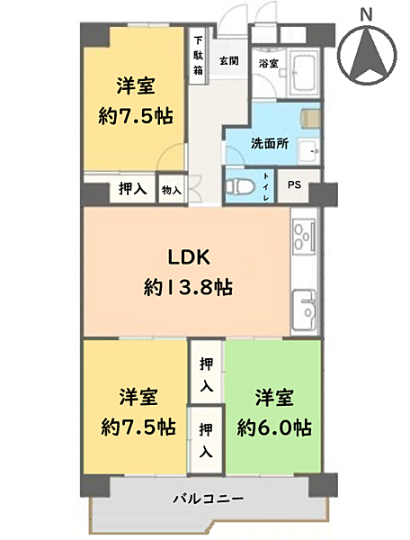 間取り：344000017119