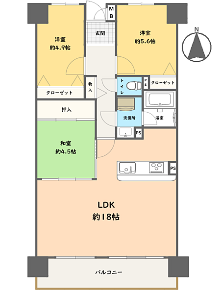 間取り：344000017146