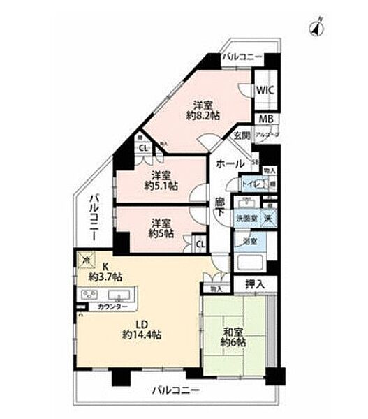 間取り：344000017161