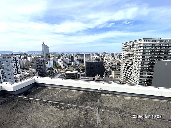 屋上からの北側眺望です。