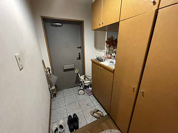 玄関収納が充実しています。