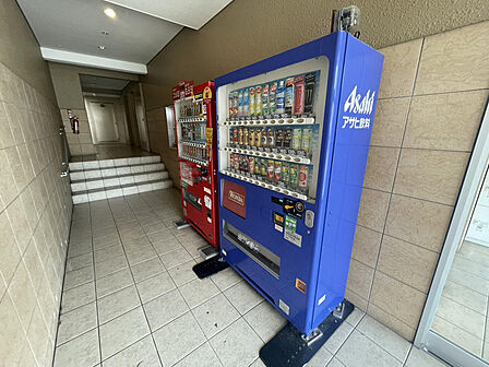 自動販売機付きです
