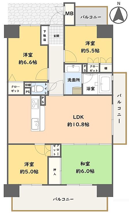 広々4LDK!