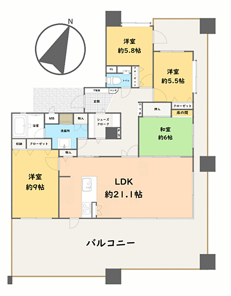 間取り：344000020611