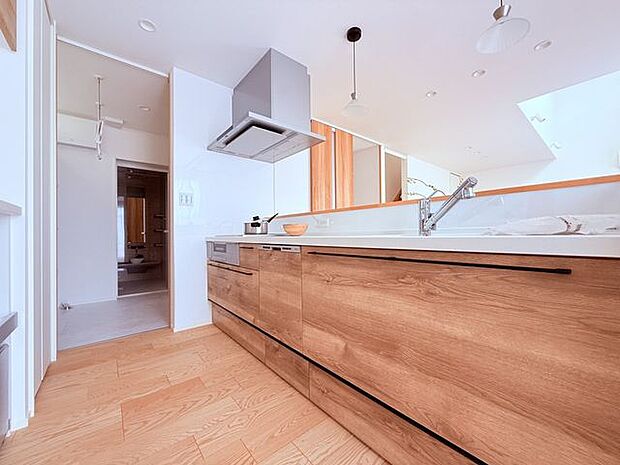 ◇木目調がお洒落なキッチン♪