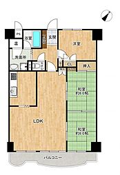 今泉コーポラス 3LDKの間取図画像