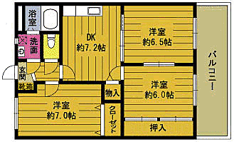 同じ建物の物件間取り写真 - ID:244003868807