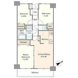 間取図画像 3LDK
