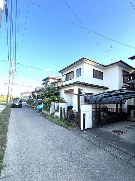前面道路舗装済み♪