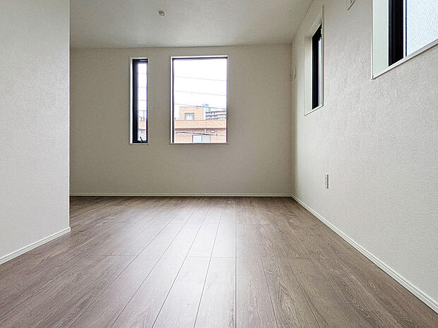 将来2部屋に区切ることが可能な10.5帖の洋室