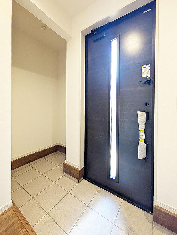 玄関の土間収納が便利