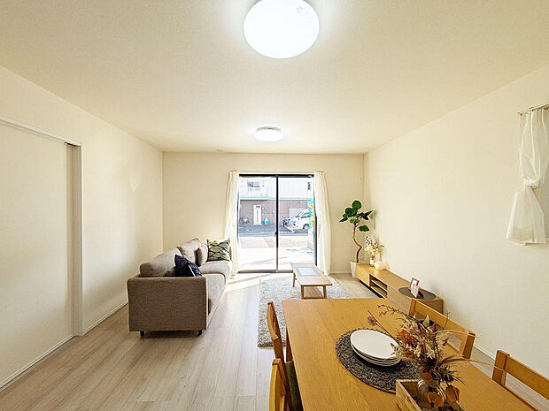 南向き15帖のLDK