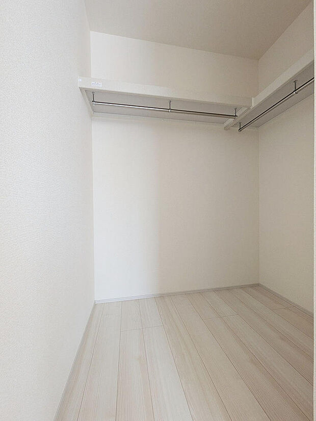 間仕切り後も収納に困らないWICとCLをしっかりと設置