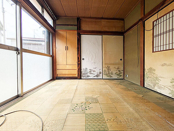 2026年6月撮影。B棟1階和室