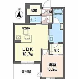 和の社 江坂 1LDKの間取図画像