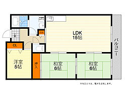 グランド・メゾン 3LDKの間取図画像