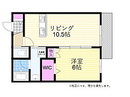 カーサセレステ 1LDKの間取図画像