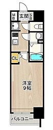 フェニックス新大阪 1Kの間取図画像