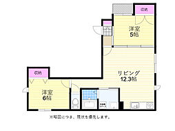 カーサヴェルデ千里 1SLDKの間取図画像