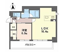 グラン セレニオ 江坂 1LDKの間取図画像