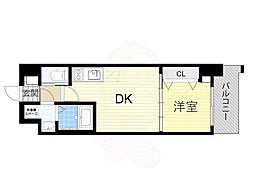 ExcellentKishibe 1DKの間取図画像