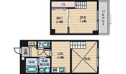 ハイムラポールPart7 1DKの間取図画像