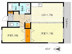 物件の間取り