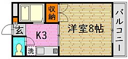 間取図画像 1K