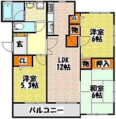物件の間取り