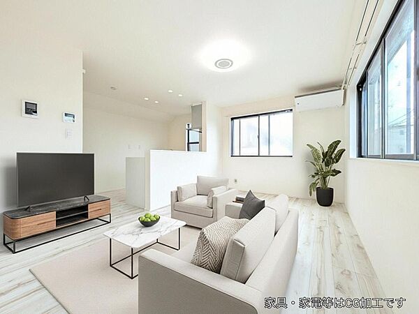 ※掲載写真はCG加工によるイメージです。家具・家電を配置した際のお部屋の雰囲気をご覧ください♪