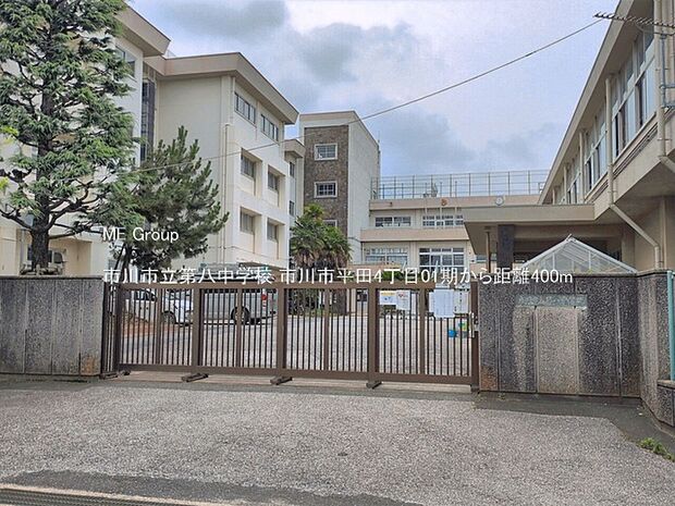 中学校 400m 市川市立第八中学校