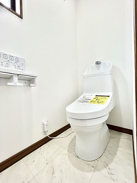 トイレは1階と2階それぞれに配置されていてとても便利です。