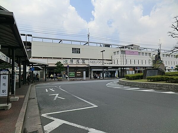 駅 2160m 総武線稲毛駅