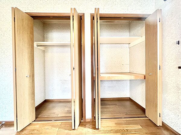 たっぷりの収納スペースで快適に暮らせそう