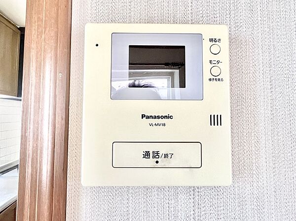 来客者を確認できるＴＶモニター付インターホン
