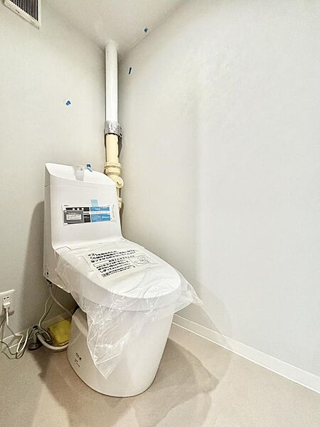 トイレは温水洗浄機能付き