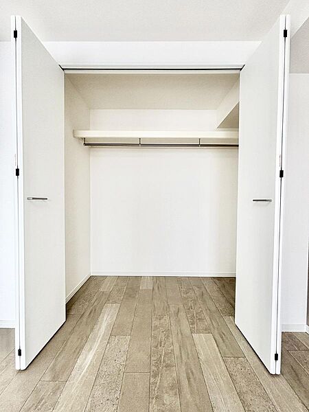 収納力あるクローゼット
